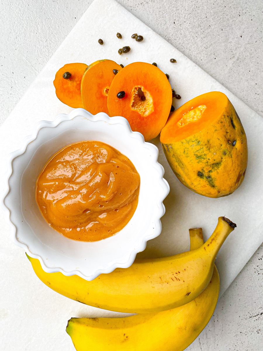 Pawpaw_banana_puree